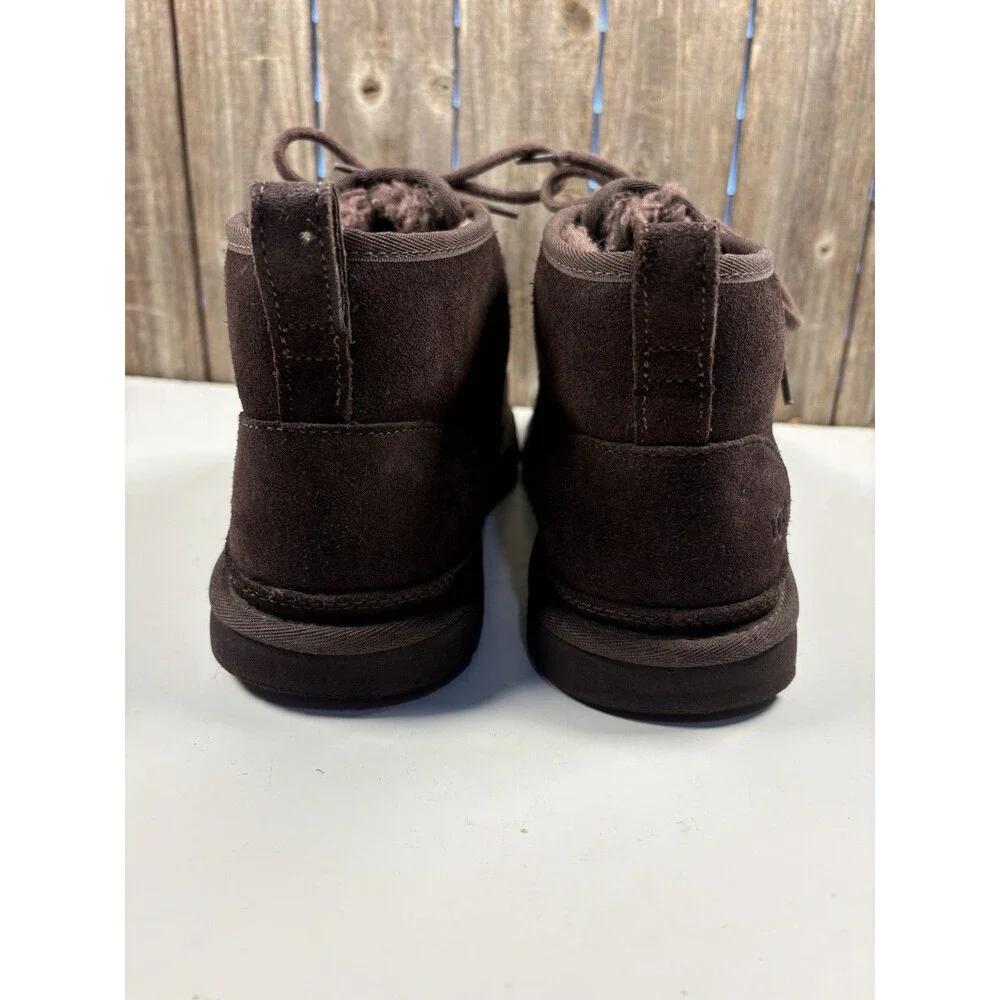UGG Dusted Cocoa Neumel Suede Sherpa Fleece Lined Mens Boot Shoe Size 10 Brown